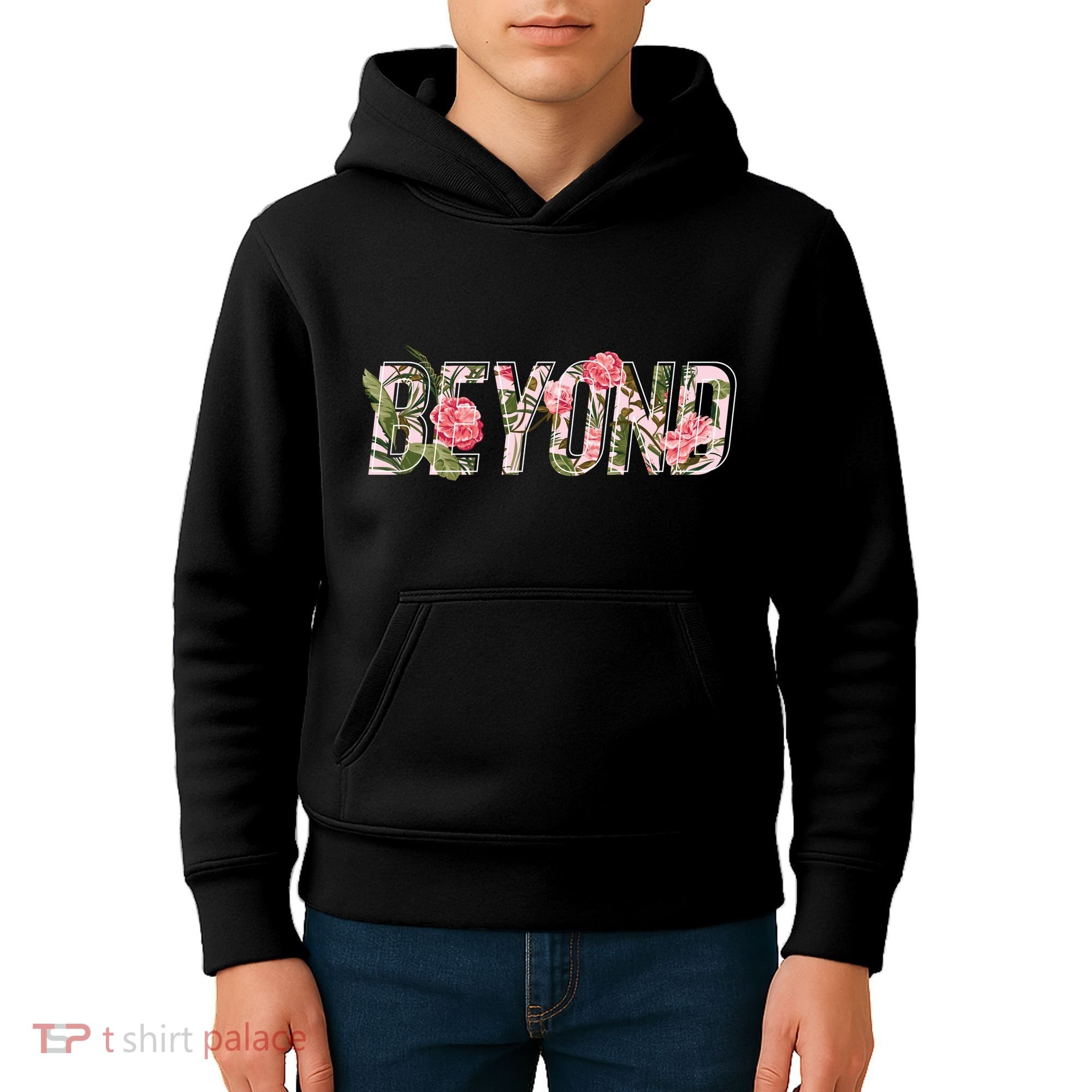 Beyond Flower Floral Style Kids Hoodie