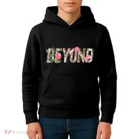Beyond Flower Floral Style Kids Hoodie thumb 4