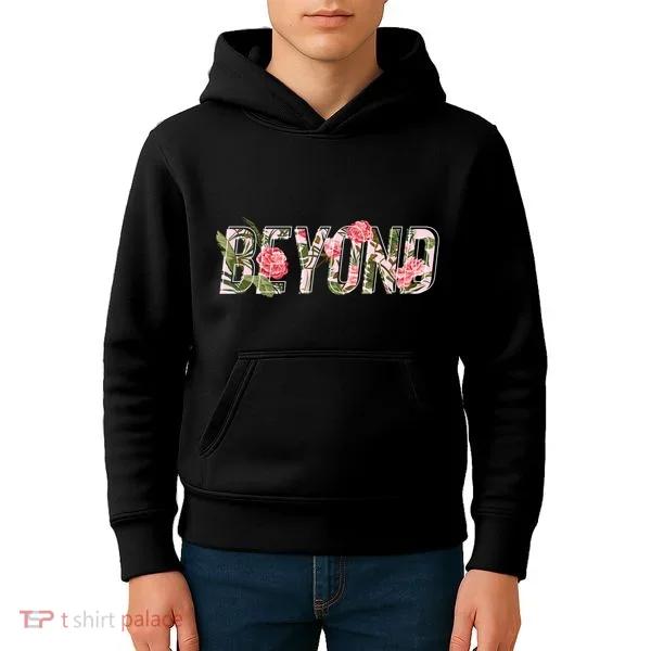 Beyond Flower Floral Style Kids Hoodie