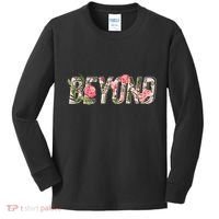 Beyond Flower Floral Style Kids Long Sleeve Shirt thumb 0