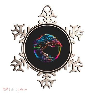 Bonsai Enso Zen Circle Tree Japan Spirituality Rainbow Gift Ornament