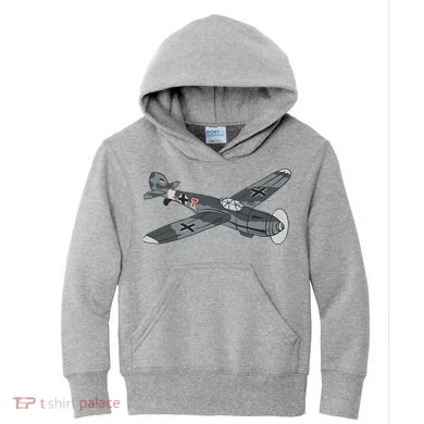 BF 109 Aircraft Kids Hoodie