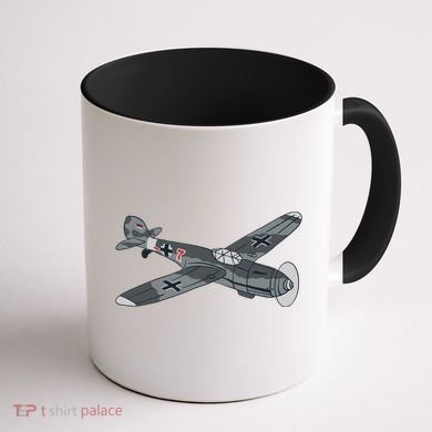 BF 109 Aircraft Coffee Mug back