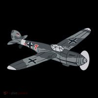 BF 109 Aircraft Kids Long Sleeve Shirt thumb 2