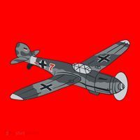 BF 109 Aircraft Santa Hat thumb 1
