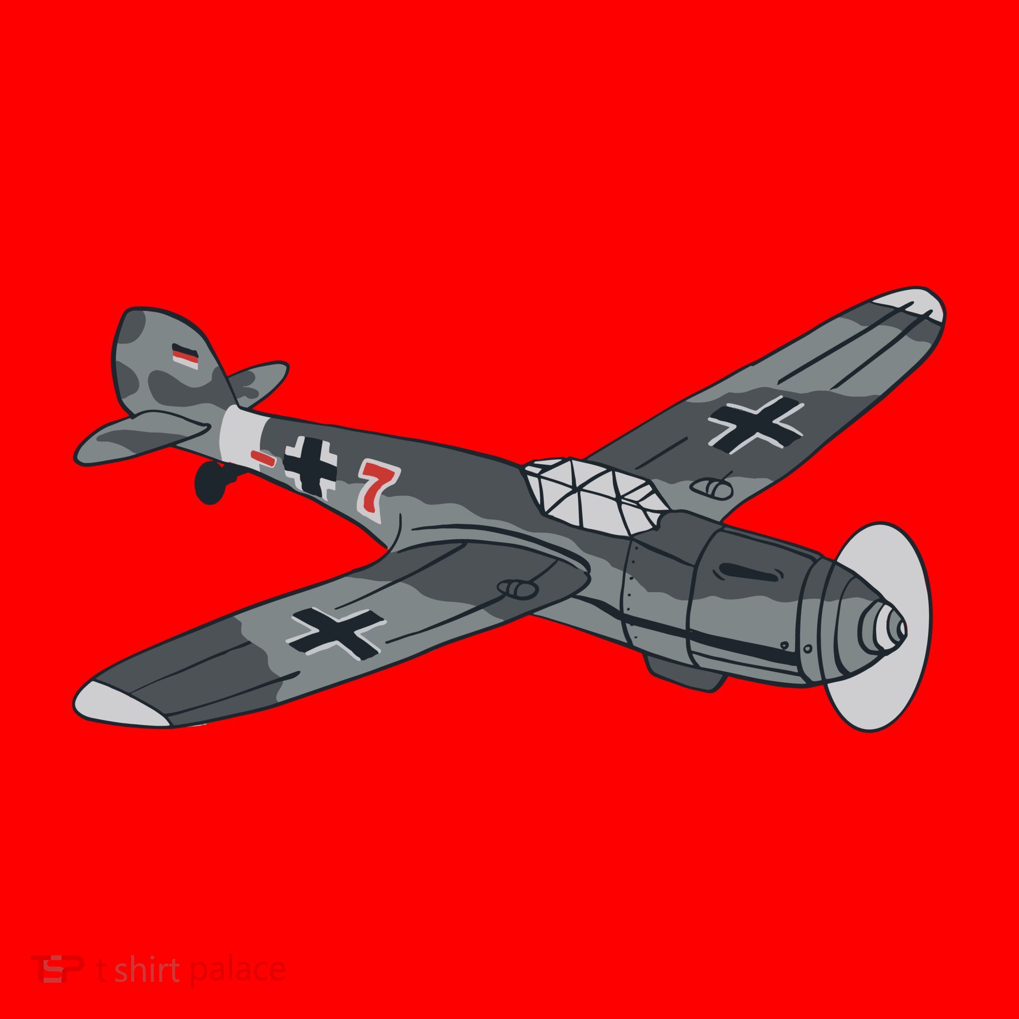 BF 109 Aircraft Santa Hat