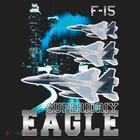Bootleg F 15 Eagle USAF Women's Sweatshirt thumb 2
