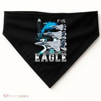 Bootleg F 15 Eagle USAF USA-Made Doggie Bandana