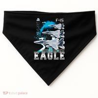 Bootleg F 15 Eagle USAF USA-Made Doggie Bandana thumb 0
