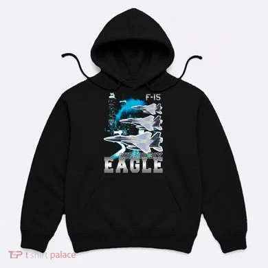 Bootleg F 15 Eagle USAF Hoodie