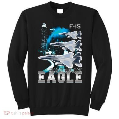 Bootleg F 15 Eagle USAF Sweatshirt