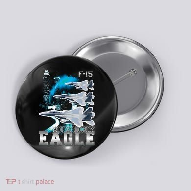 Bootleg F 15 Eagle USAF Button