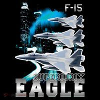 Bootleg F 15 Eagle USAF Button thumb 1