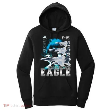 Bootleg F 15 Eagle USAF Women's Hoodie