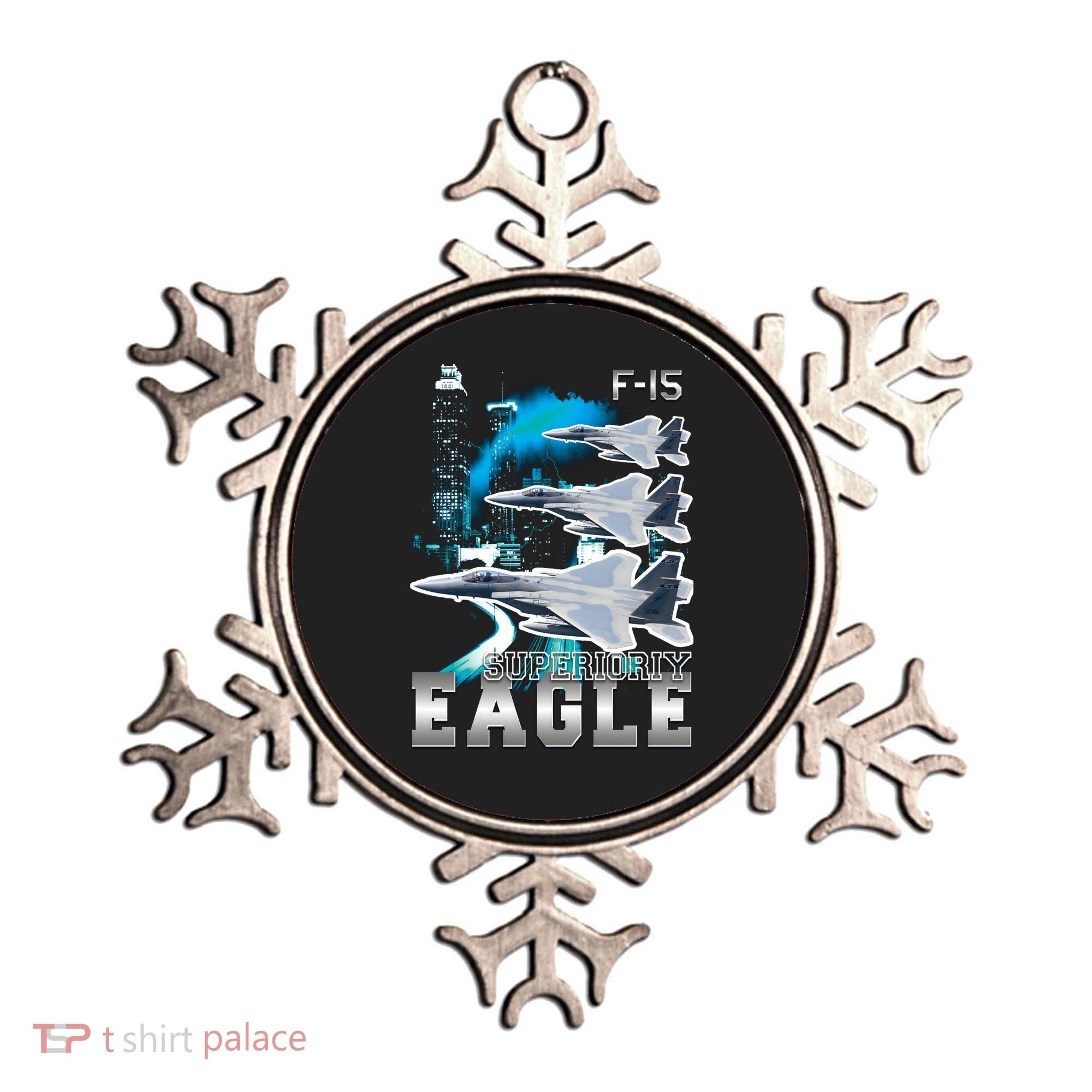 Bootleg F 15 Eagle USAF Ornament