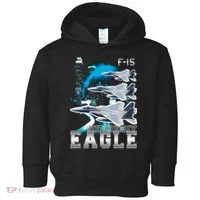 Bootleg F 15 Eagle USAF Toddler Hoodie thumb 0