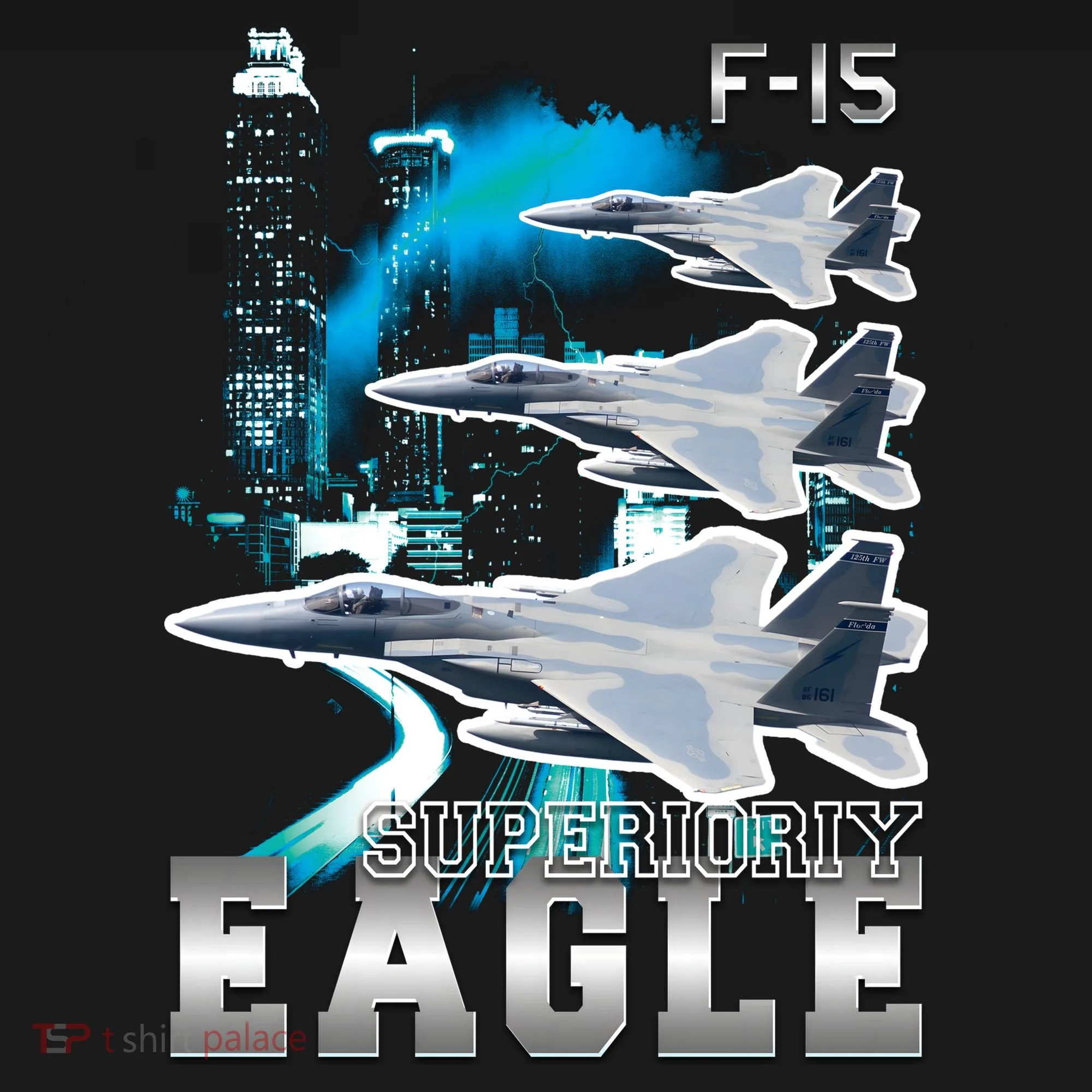 Bootleg F 15 Eagle USAF Toddler Hoodie