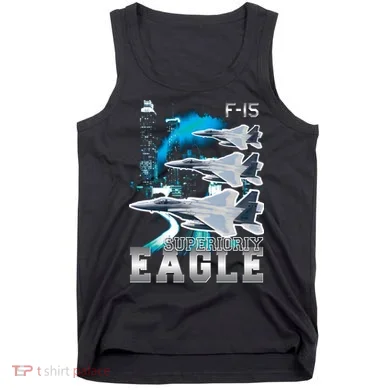 Bootleg F 15 Eagle USAF Tank Top