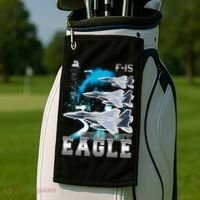 Bootleg F 15 Eagle USAF Golf Towel thumb 2