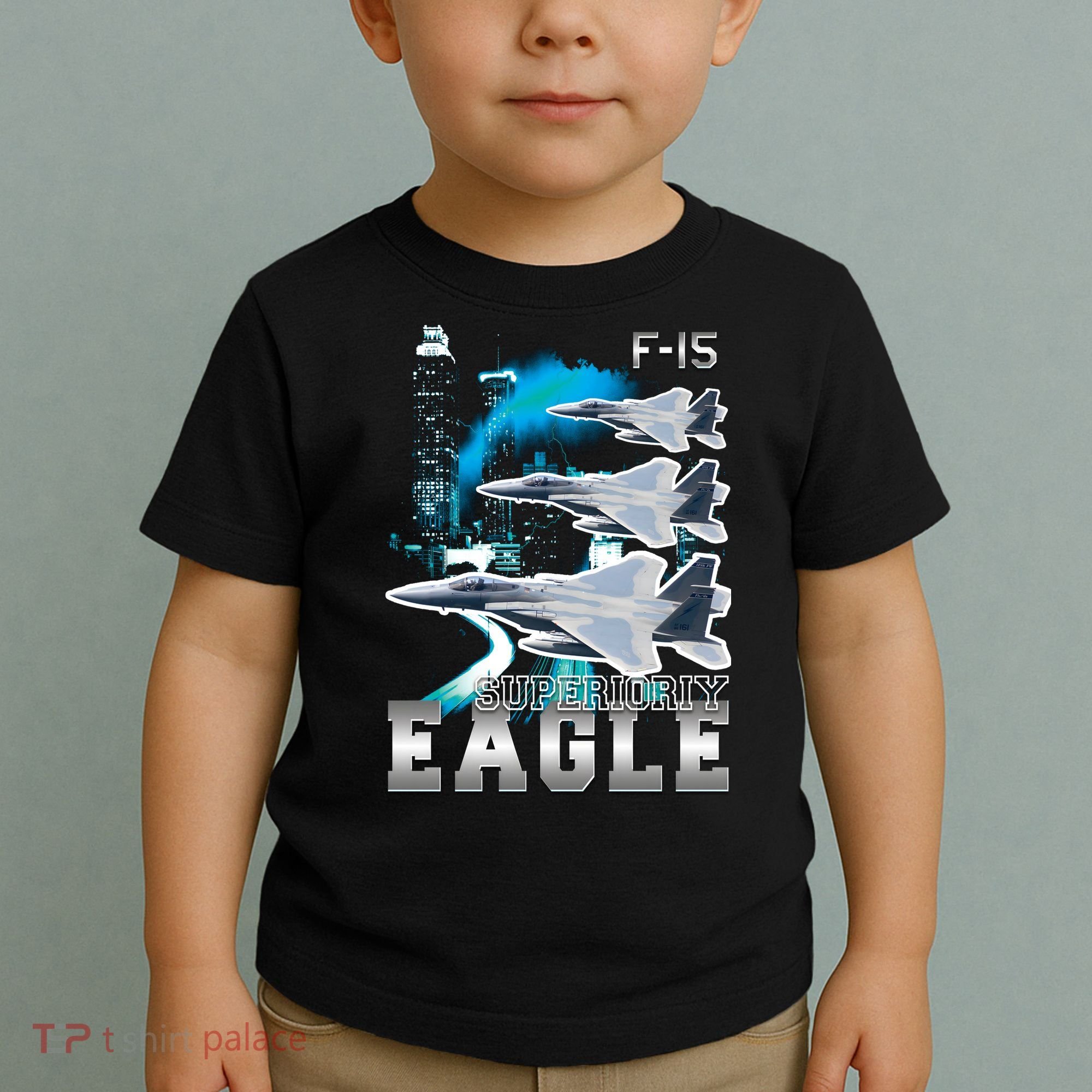 Bootleg F 15 Eagle USAF Toddler T-Shirt