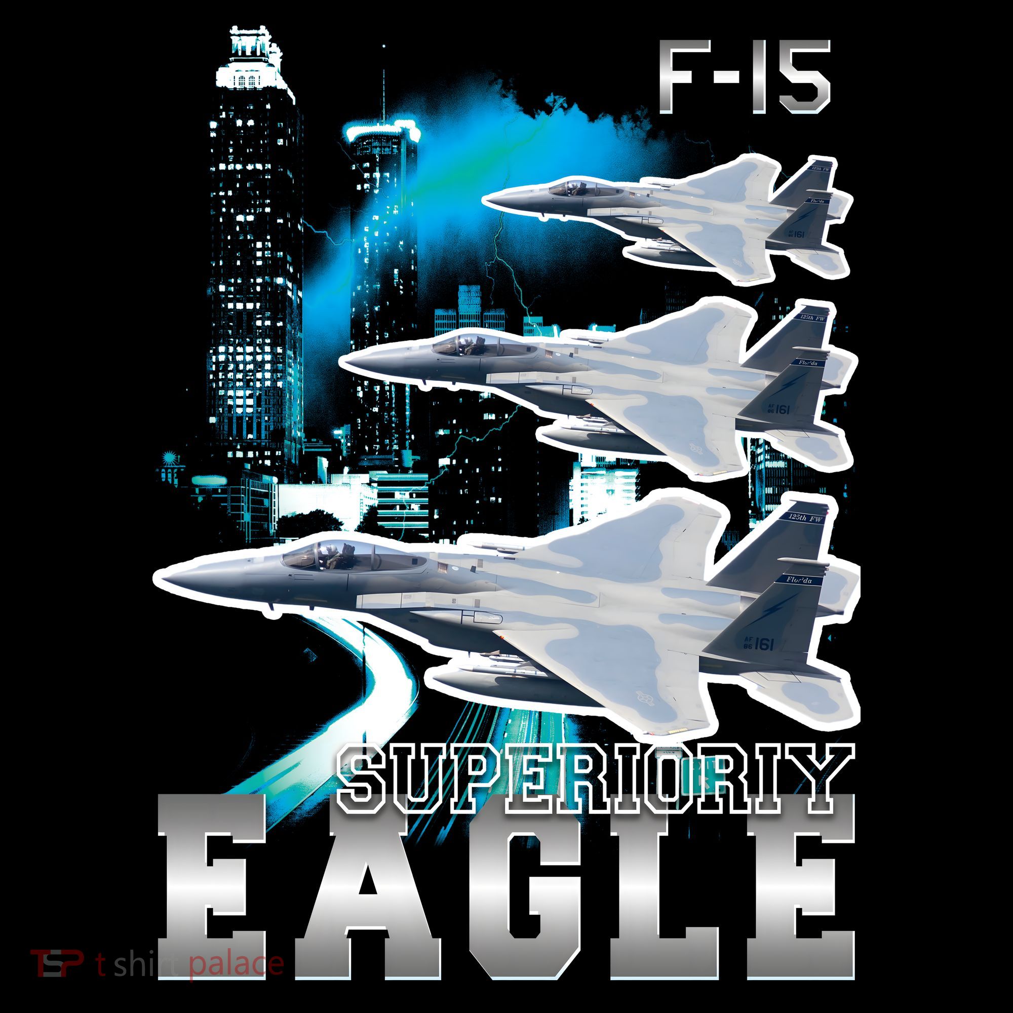 Bootleg F 15 Eagle USAF Women's T-Shirt