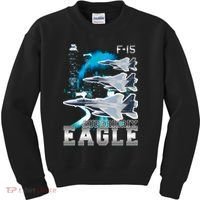 Bootleg F 15 Eagle USAF Kids Sweatshirt thumb 0