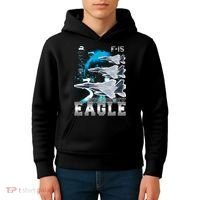 Bootleg F 15 Eagle USAF Kids Hoodie thumb 4