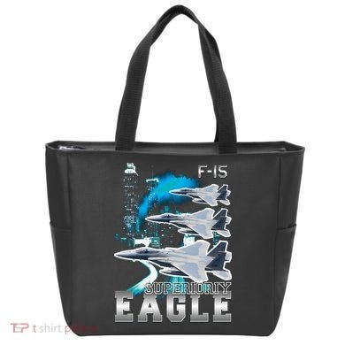 Bootleg F 15 Eagle USAF Tote Bag