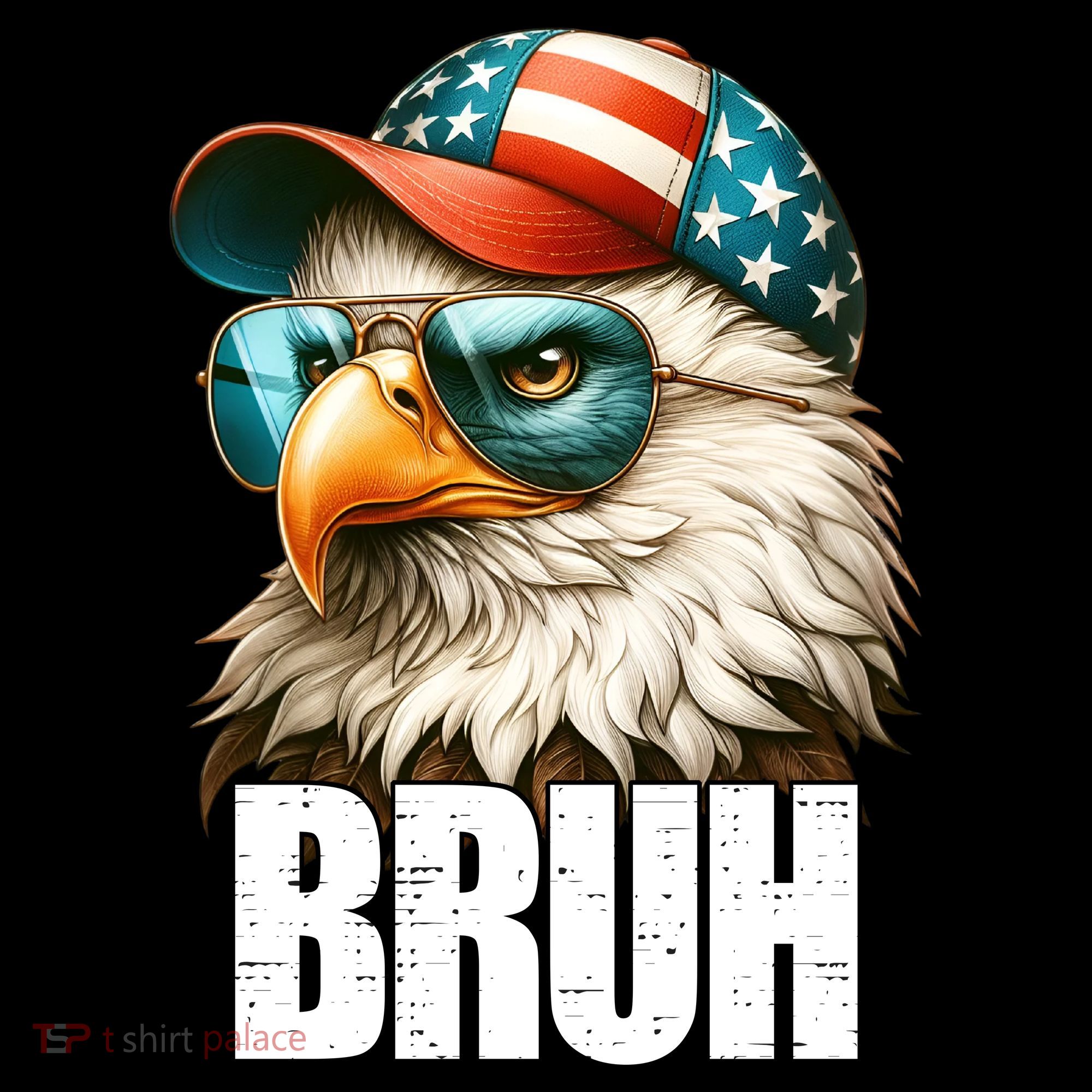 Bruh Fourth 4th Of July Eagle American Patriotic Women's Hoodie