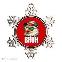 Bruh Fourth 4th Of July Eagle American Patriotic Ornament thumb 0