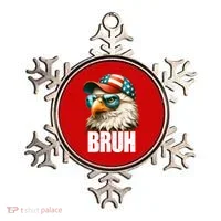 Bruh Fourth 4th Of July Eagle American Patriotic Ornament thumb 0