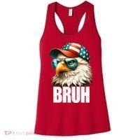 Bruh Fourth 4th Of July Eagle American Patriotic Women's Tank Top thumb 0