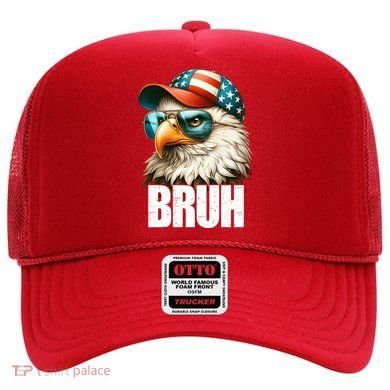 Bruh Fourth 4th Of July Eagle American Patriotic Hat