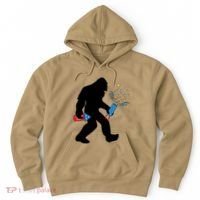 Bigfoot Fireworks 4th of July Bigfoot America  Hoodie thumb 0