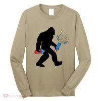 Bigfoot Fireworks 4th of July Bigfoot America  Long Sleeve Shirt thumb 0