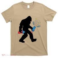 Bigfoot Fireworks 4th of July Bigfoot America  T-Shirt thumb 0