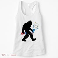 Bigfoot Fireworks 4th of July Bigfoot America  Women's Tank Top thumb 0