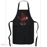 Bigfoot Fireworks 4th Of July Funny Men Sasquatch Lover Apron thumb 0