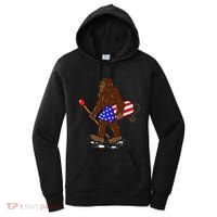Bigfoot Fireworks 4th Of July Funny Men Sasquatch Lover Women's Hoodie thumb 0