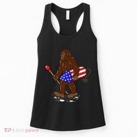 Bigfoot Fireworks 4th Of July Funny Men Sasquatch Lover Women's Tank Top thumb 0