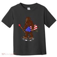 Bigfoot Fireworks 4th Of July Funny Men Sasquatch Lover Toddler T-Shirt thumb 0