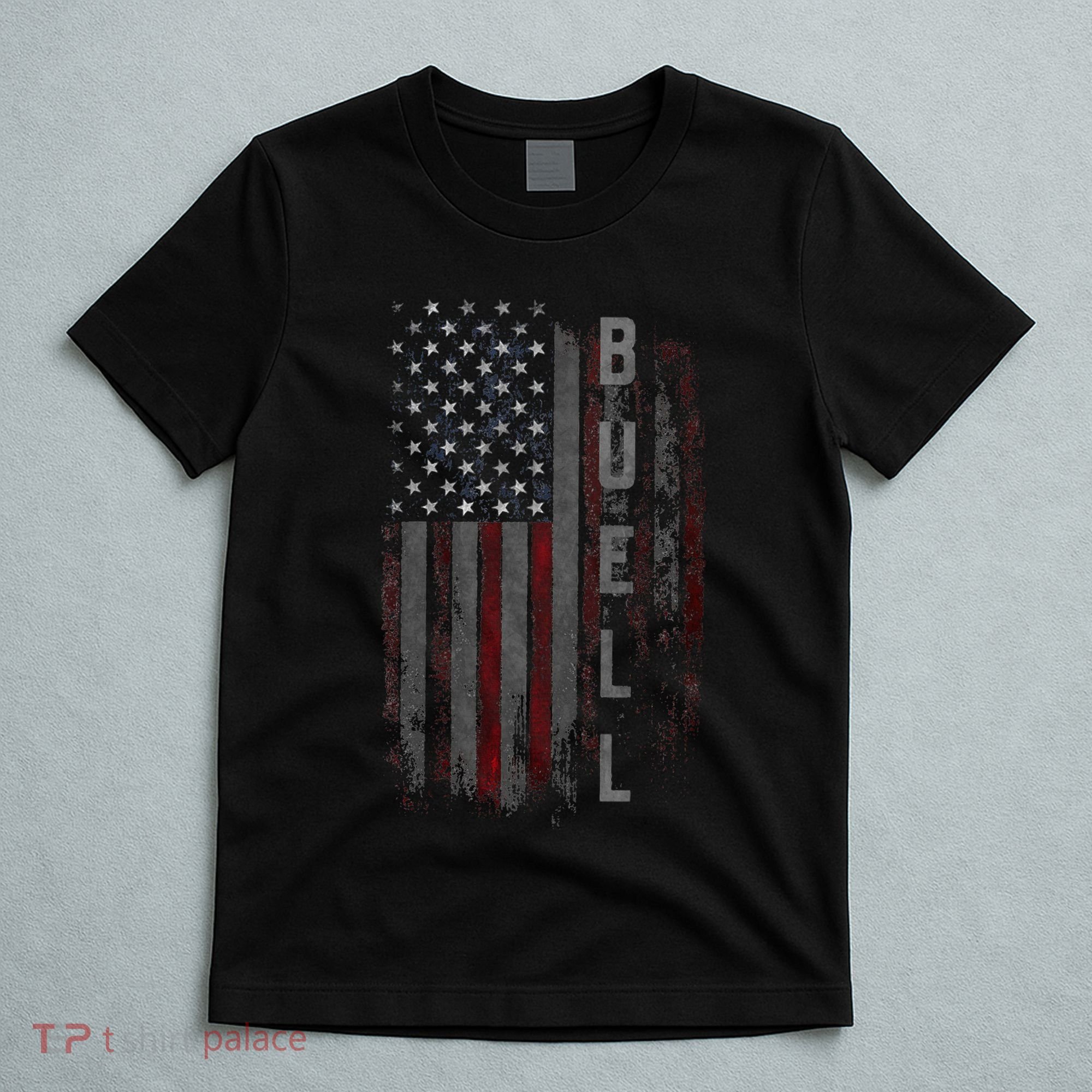 Buell Family American Flag T-Shirt
