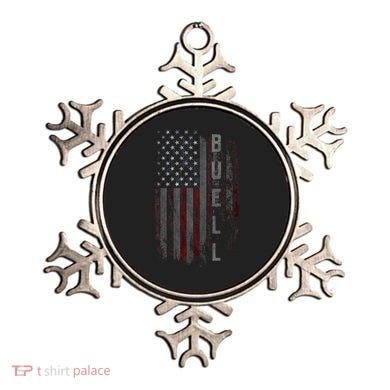 Buell Family American Flag Ornament