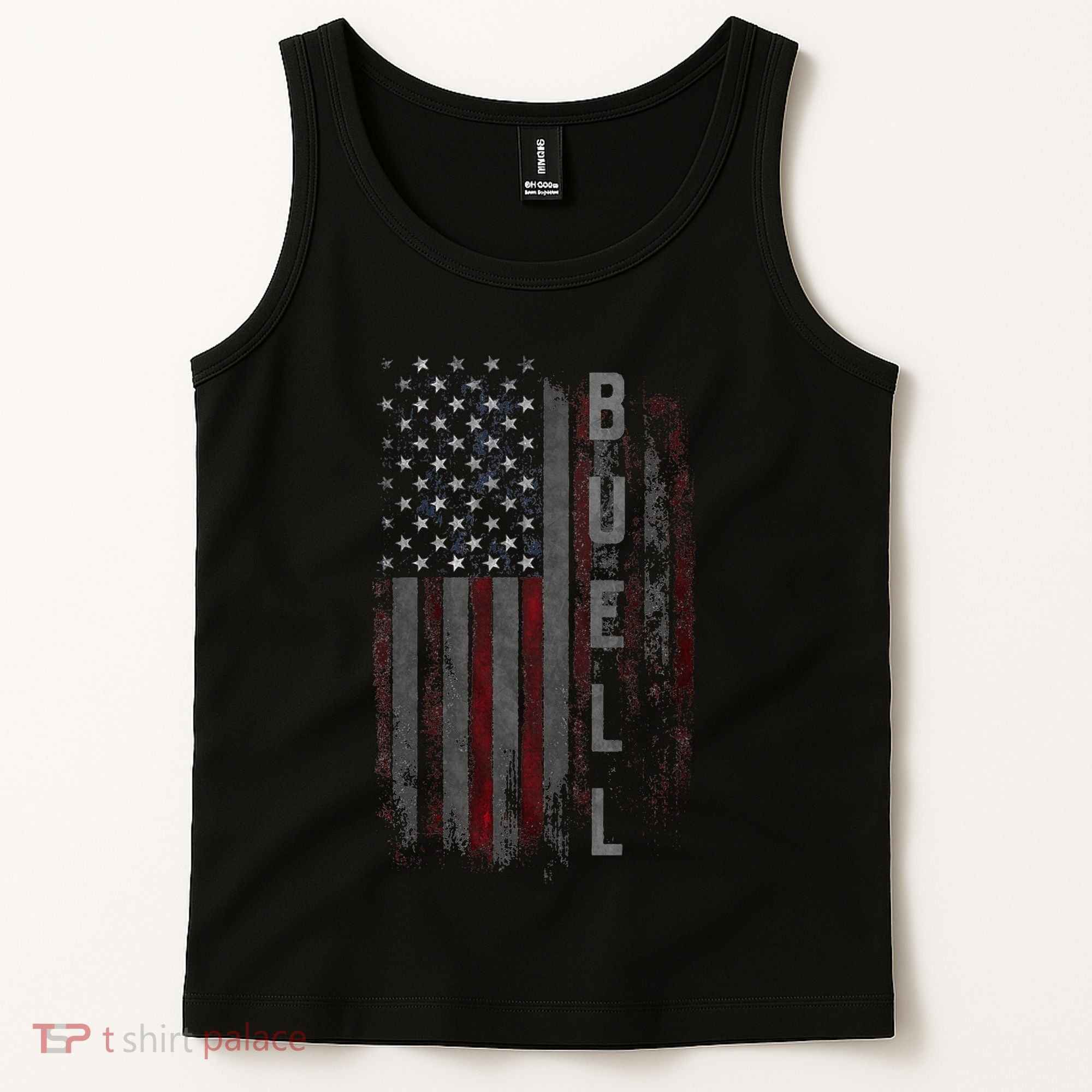Buell Family American Flag Tank Top