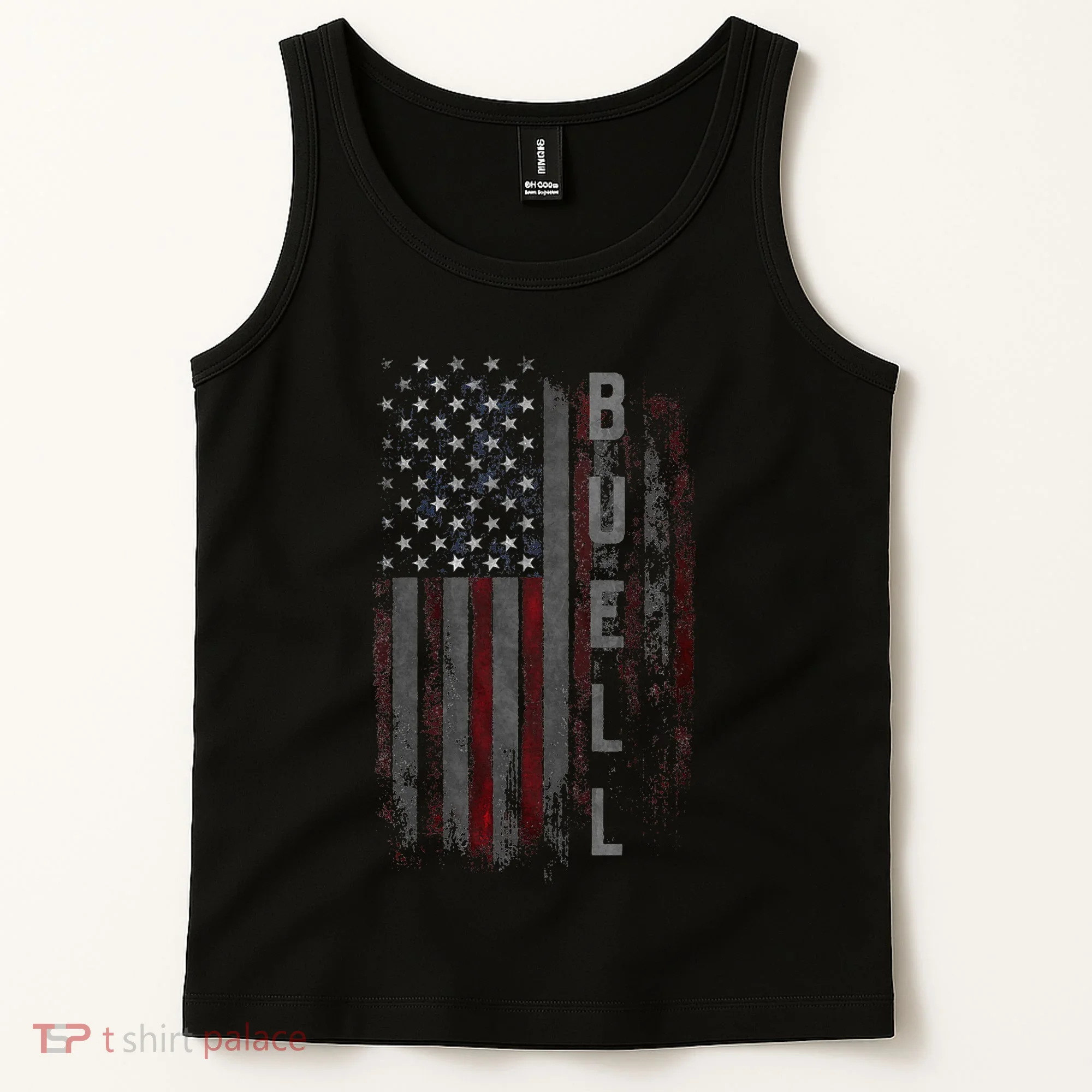 Buell Family American Flag Tank Top