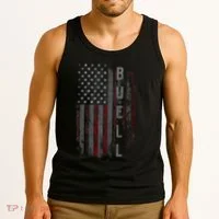 Buell Family American Flag Tank Top thumb 3