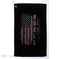 Buell Family American Flag Golf Towel thumb 0