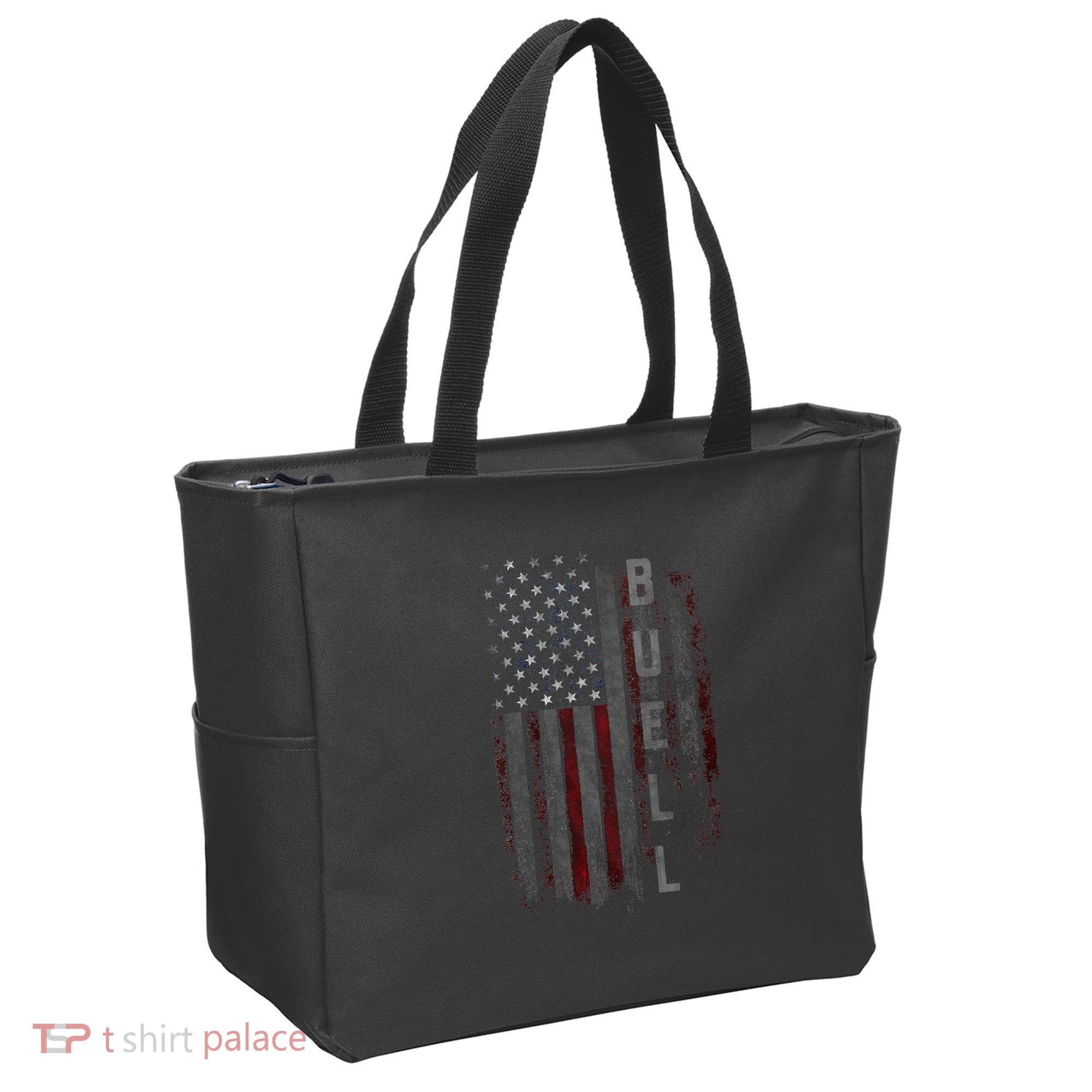 Buell Family American Flag Tote Bag