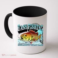 Bass Fishing All About That Bass Coffee Mug thumb 0