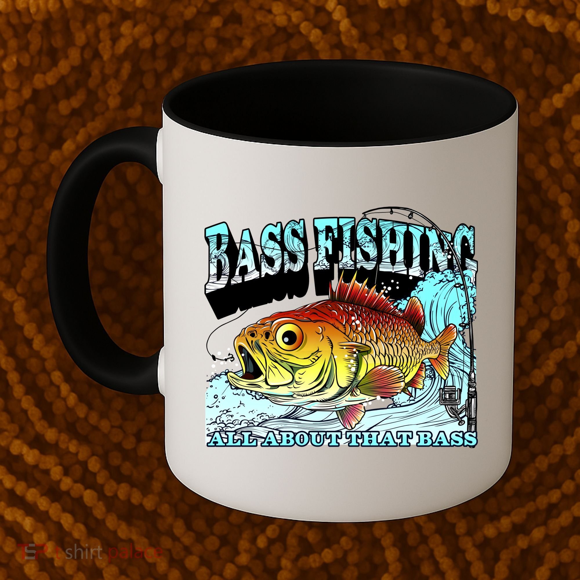 Bass Fishing All About That Bass Coffee Mug